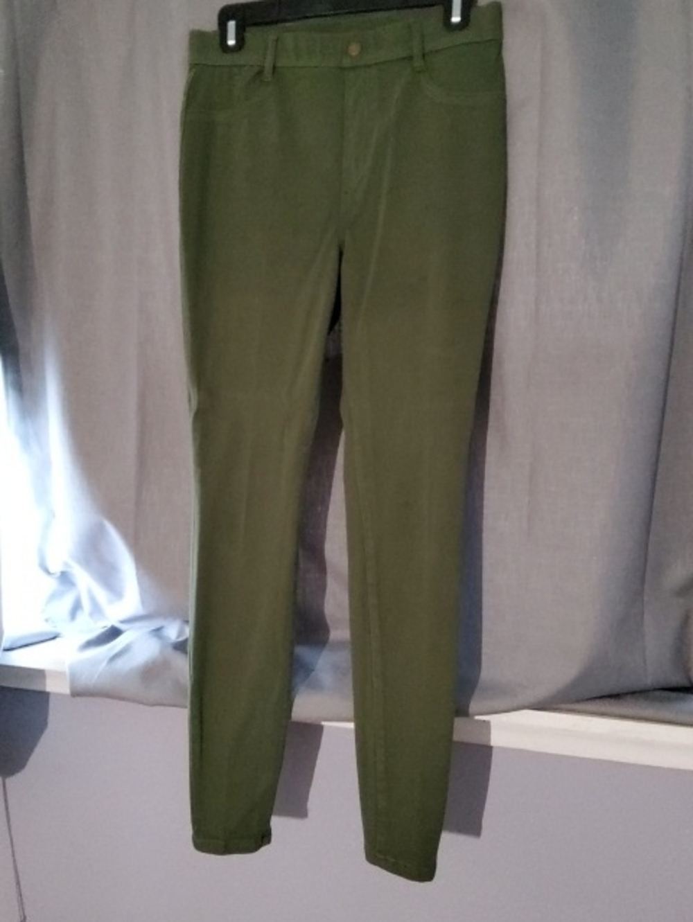 Olive Green Skinny Pants